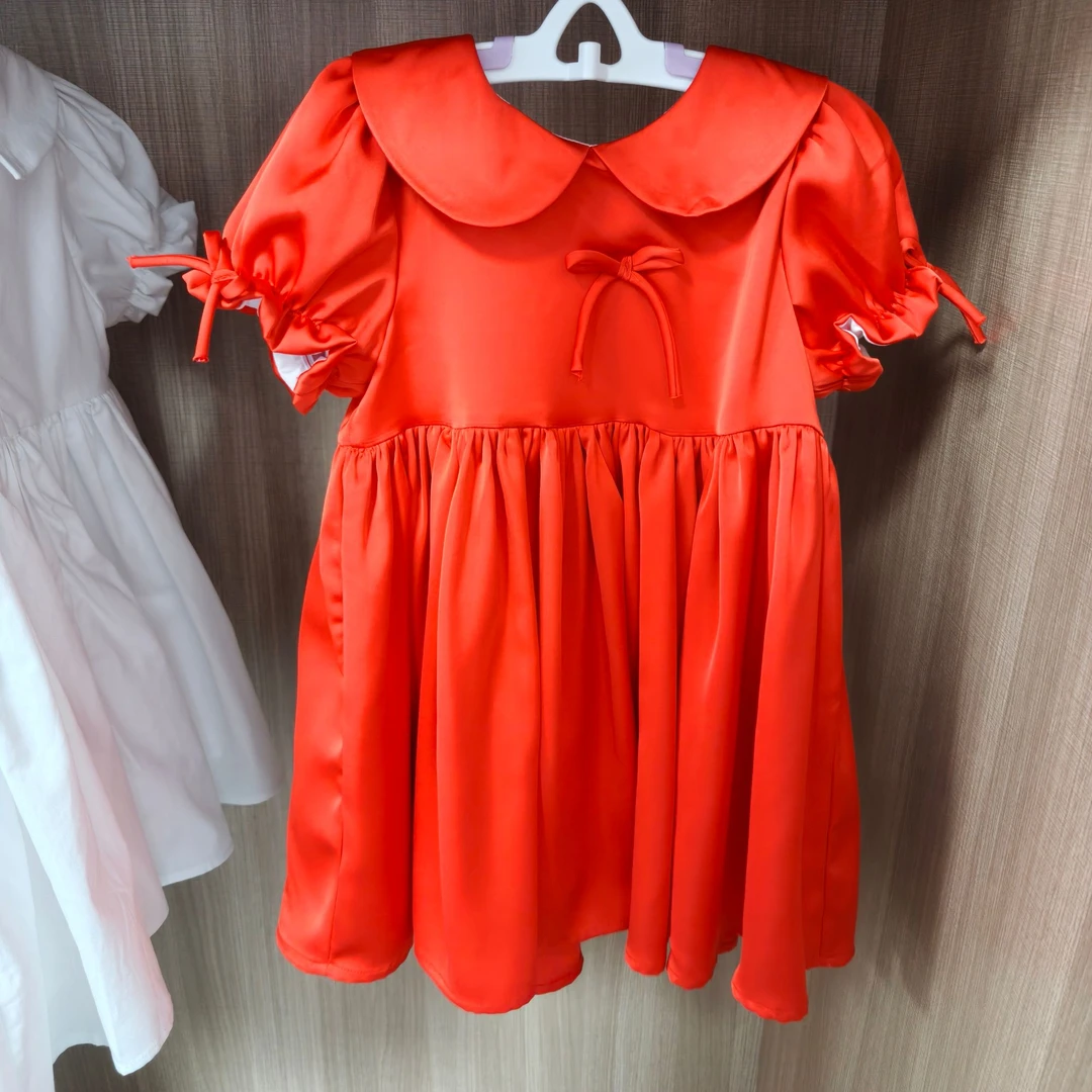 女童周岁生日儿童礼服裙小女孩花童婚礼女童公主裙钢琴表演夏装