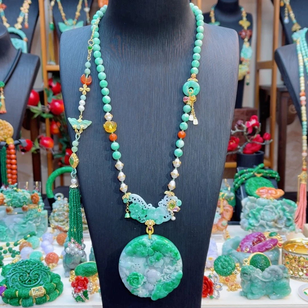 翡翠颈饰合金48小时鉴赏期