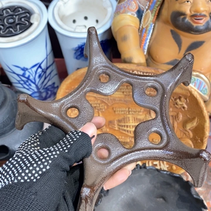 蜜安罐瓷香炉锡茶则