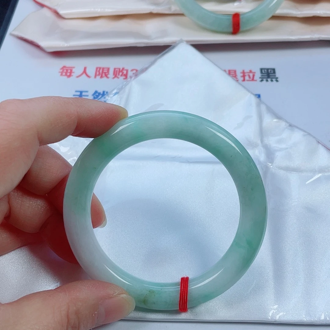 翡翠未镶嵌手镯天然翡翠手镯56.7