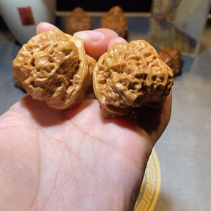 把件文玩核桃全品无修41尺怀柔蛤蟆头