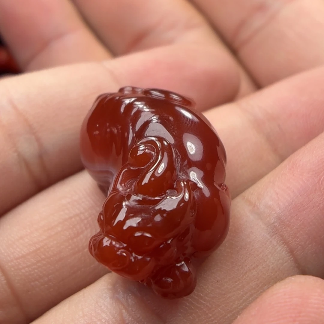 L***ལ南红玛瑙未镶嵌挂件