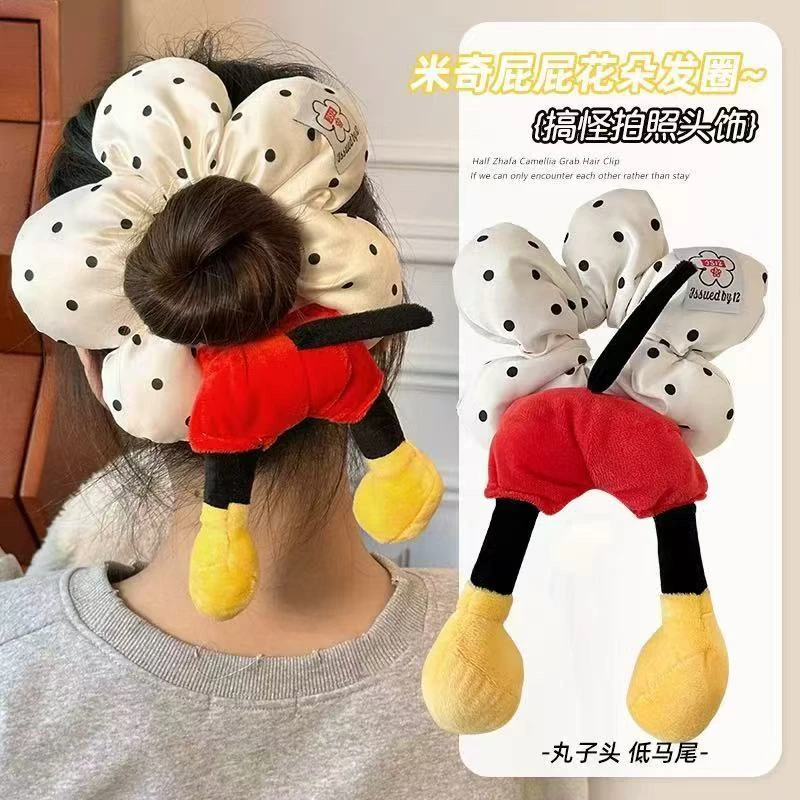 A25卡通波点发圈