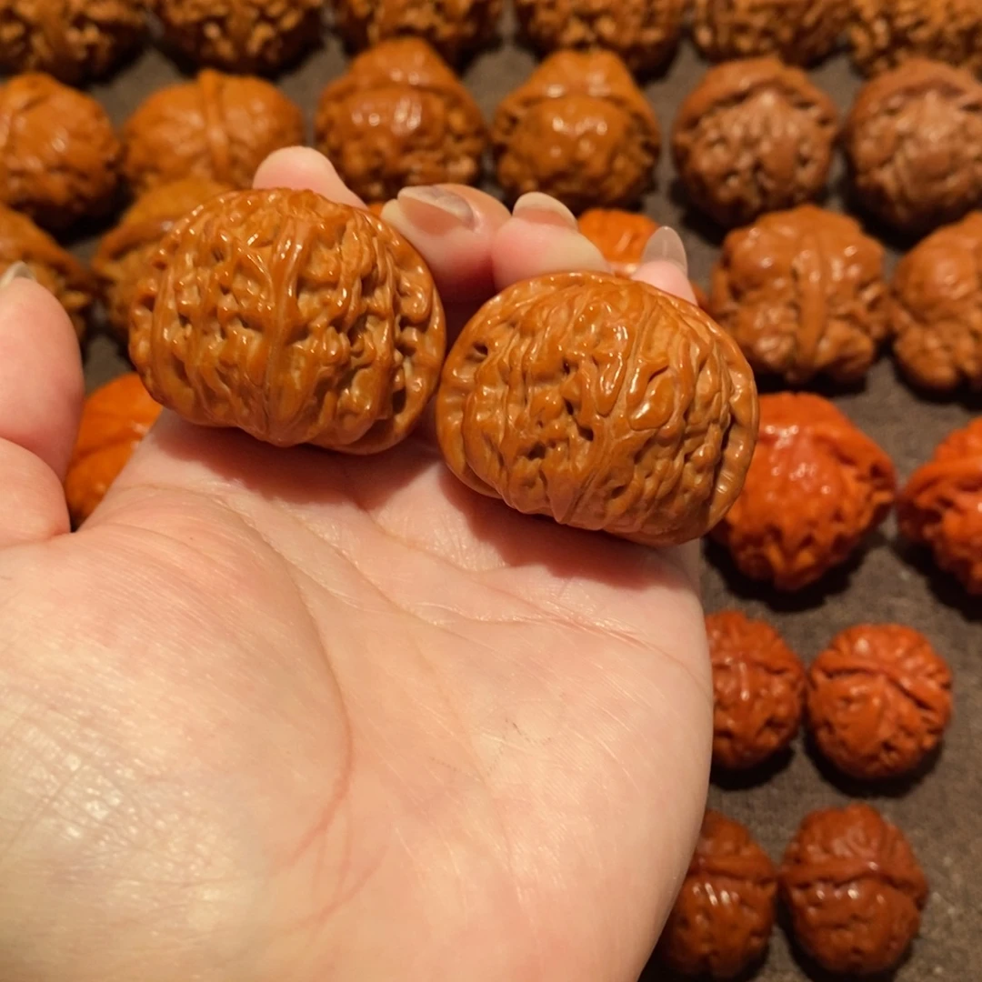 吊坠文玩核桃38闷白