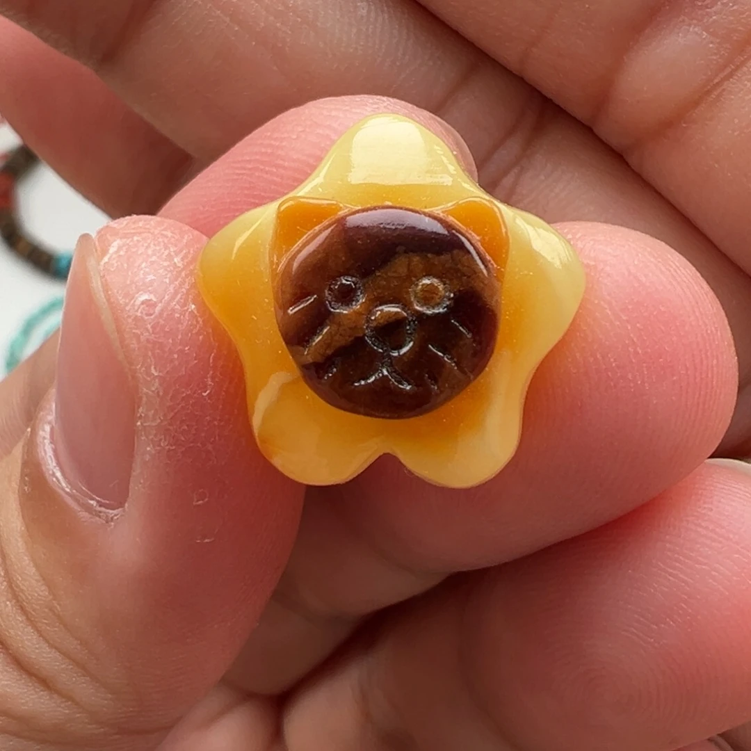 琥珀未镶嵌吊坠(不含链)