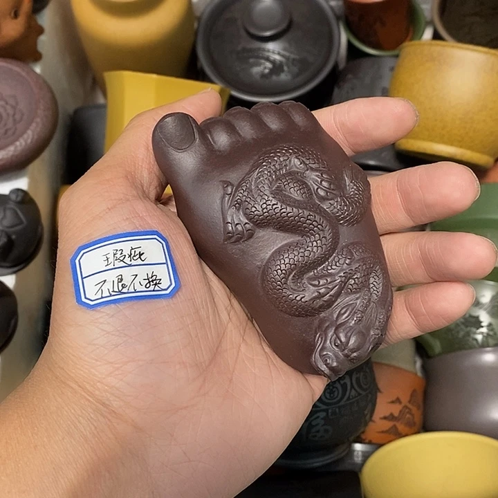 茶杯紫砂瑕疵不退不换