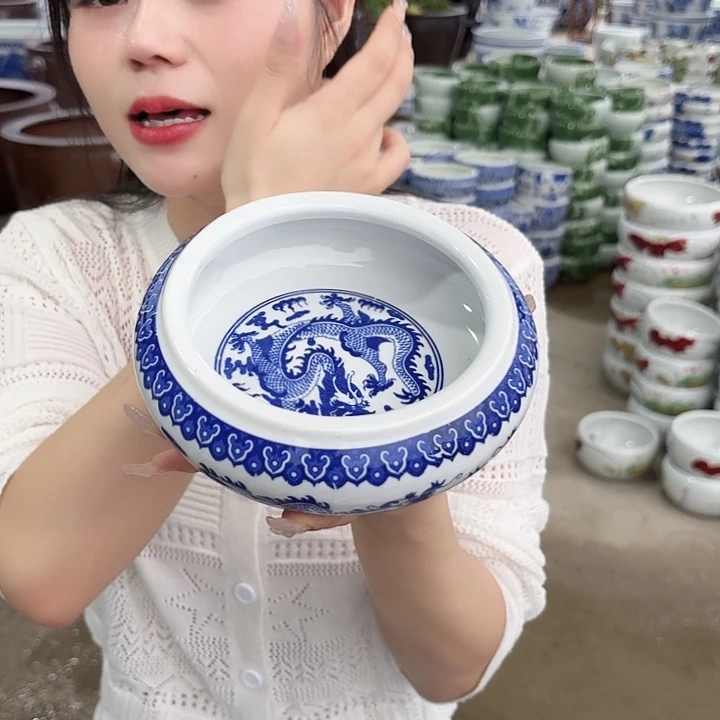 瓷片口径13厘米 高度6厘米