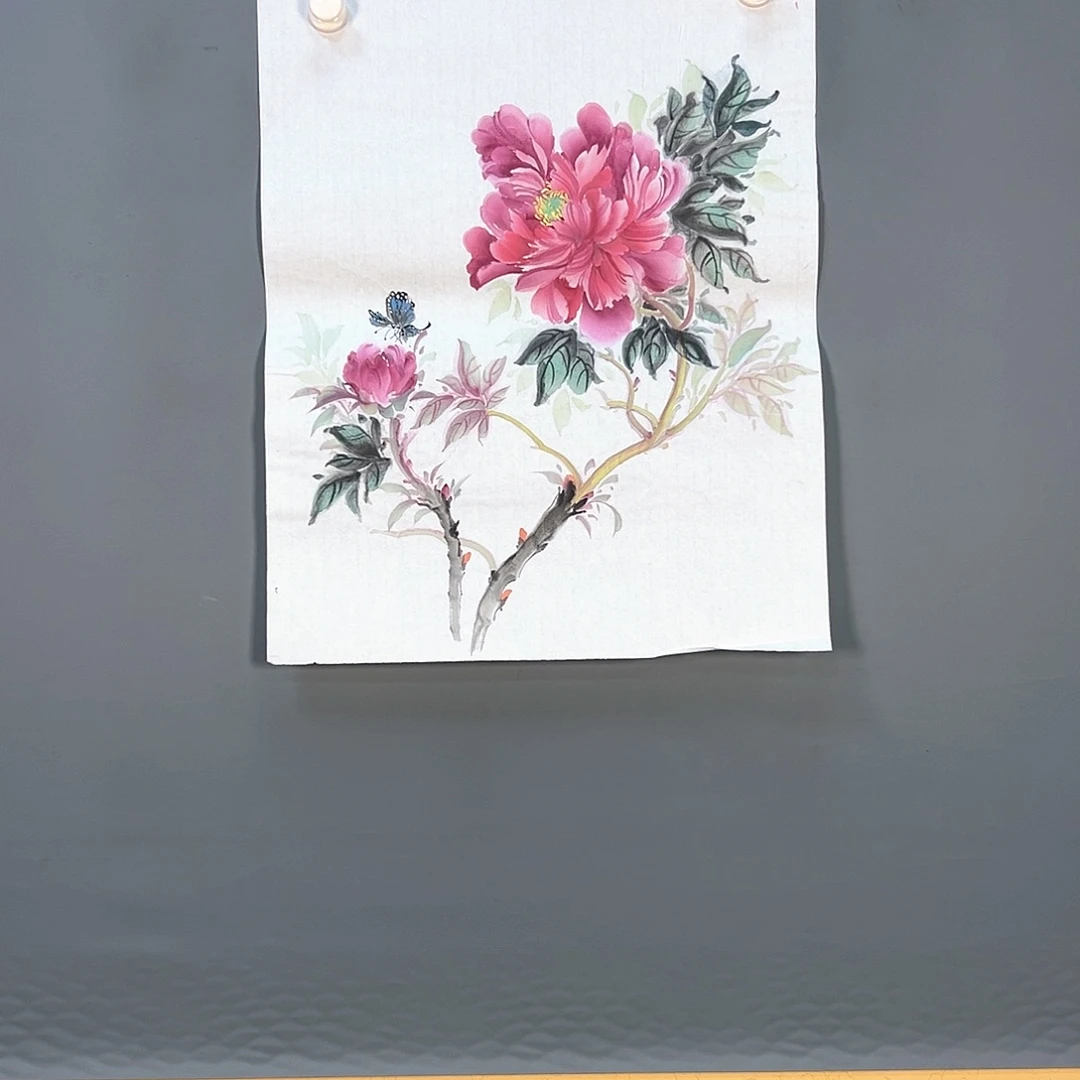 国画292 花鸟和花的颜色一样漂亮哦