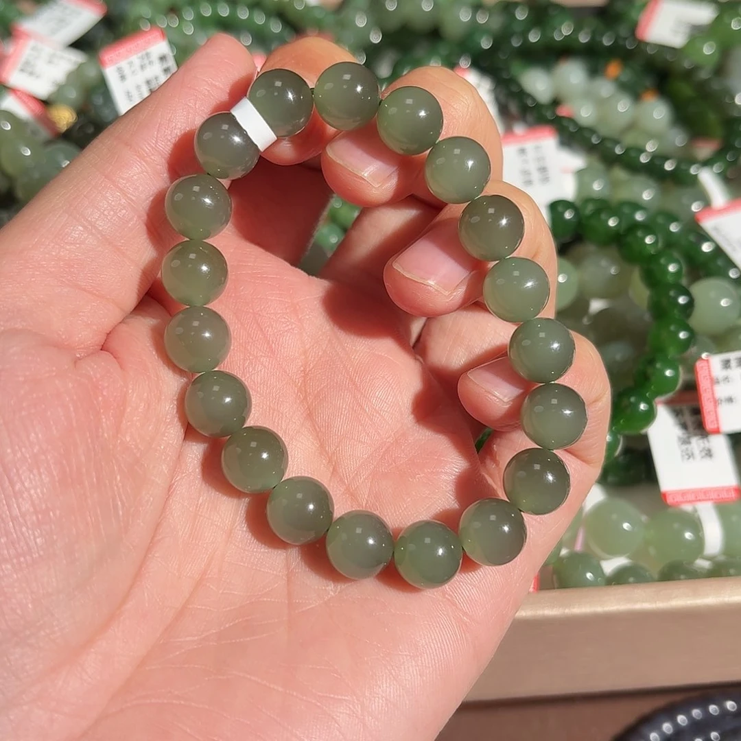 和田玉手串未镶嵌