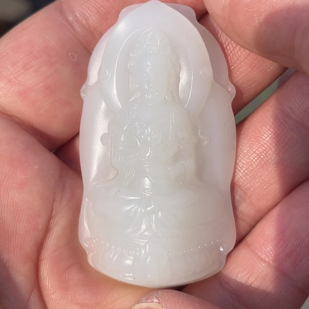 和田玉颈饰未镶嵌庆*年