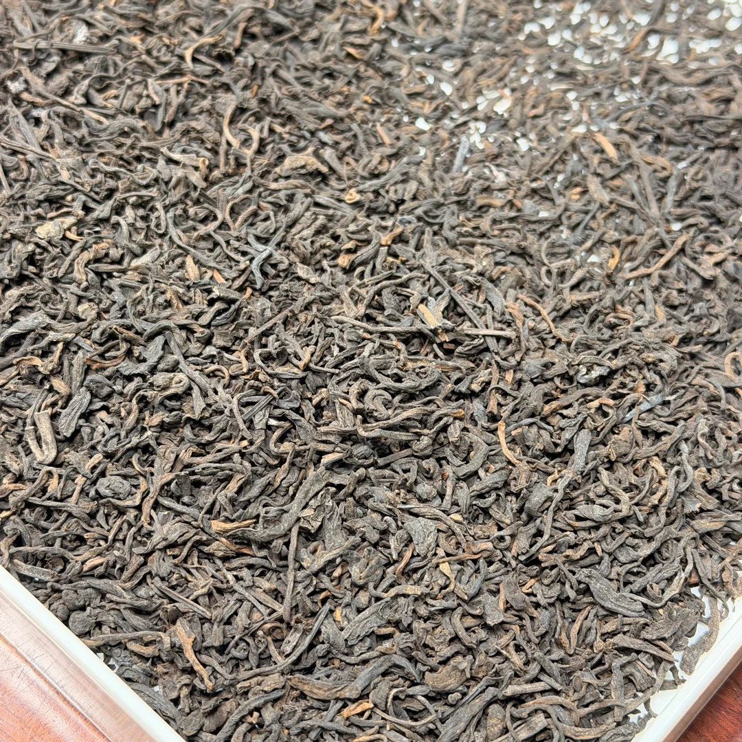 （100克）02#小细芽六堡茶 2002年陈化 特级茶 六通六堡茶