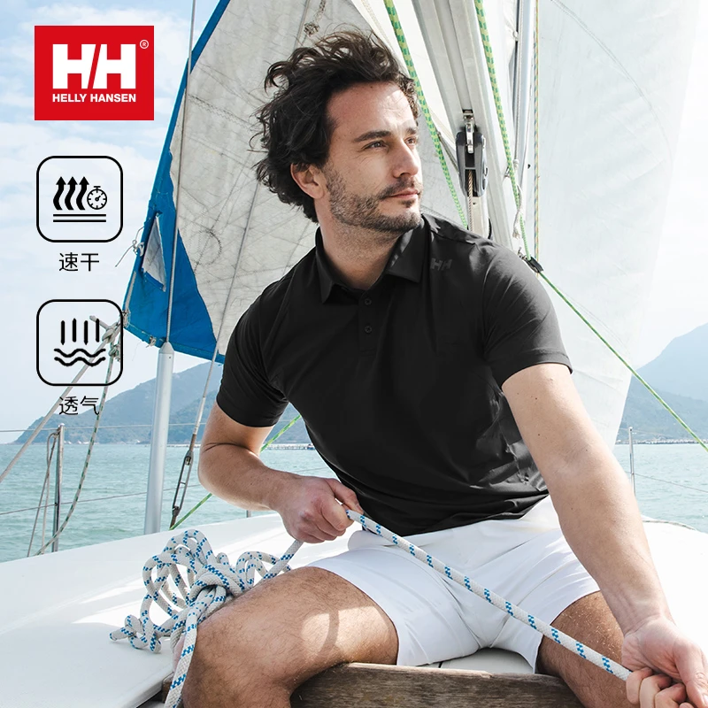 HELLY HANSEN 25吸湿速干防商务短袖POLO衫HE5RLPS42M