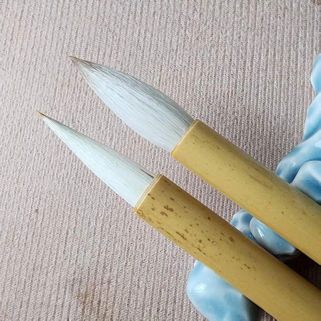 夏荷 兼毫毛笔狼羊兼毫 口径0.9出锋3.75