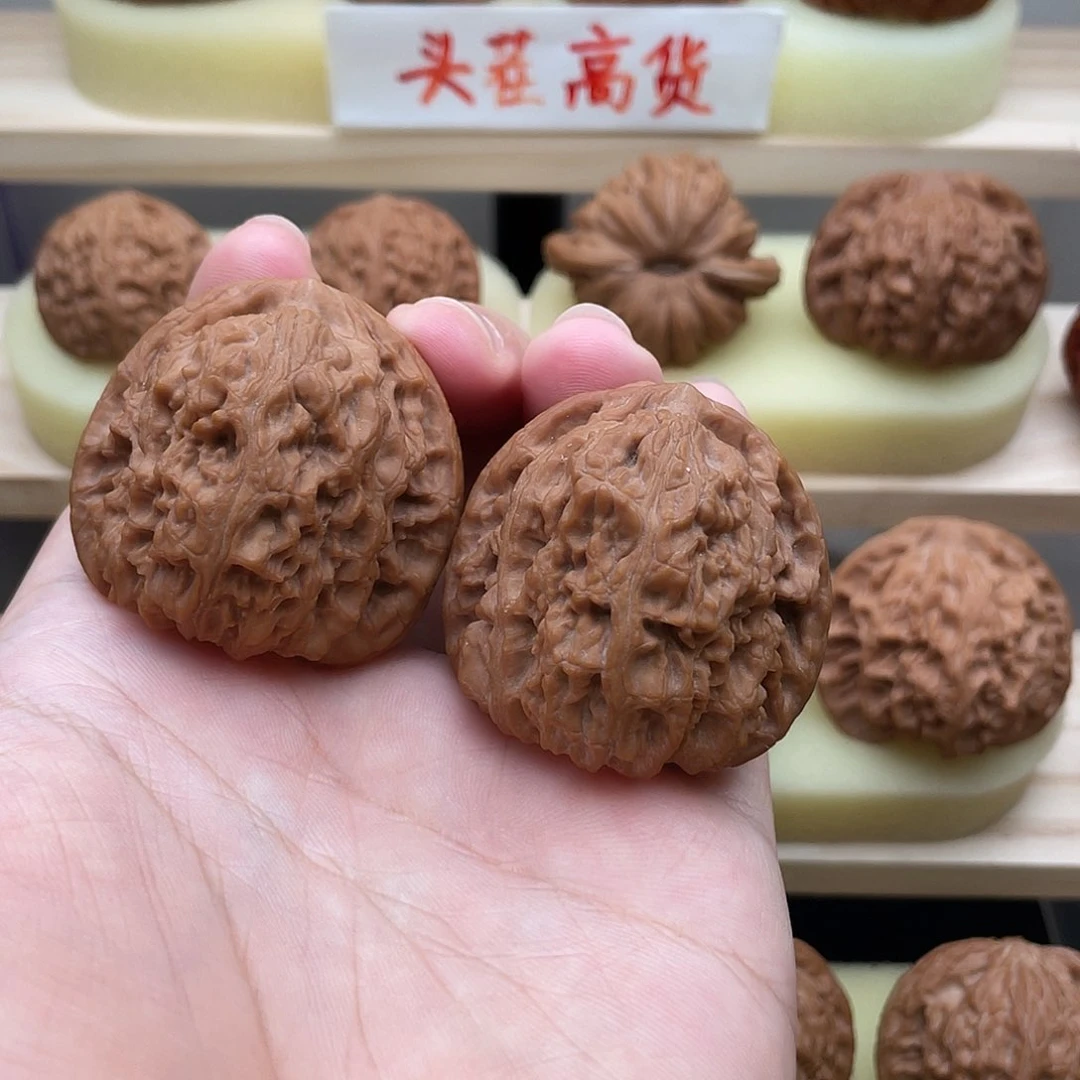 吊坠文玩核桃全品头货南疆石42➕