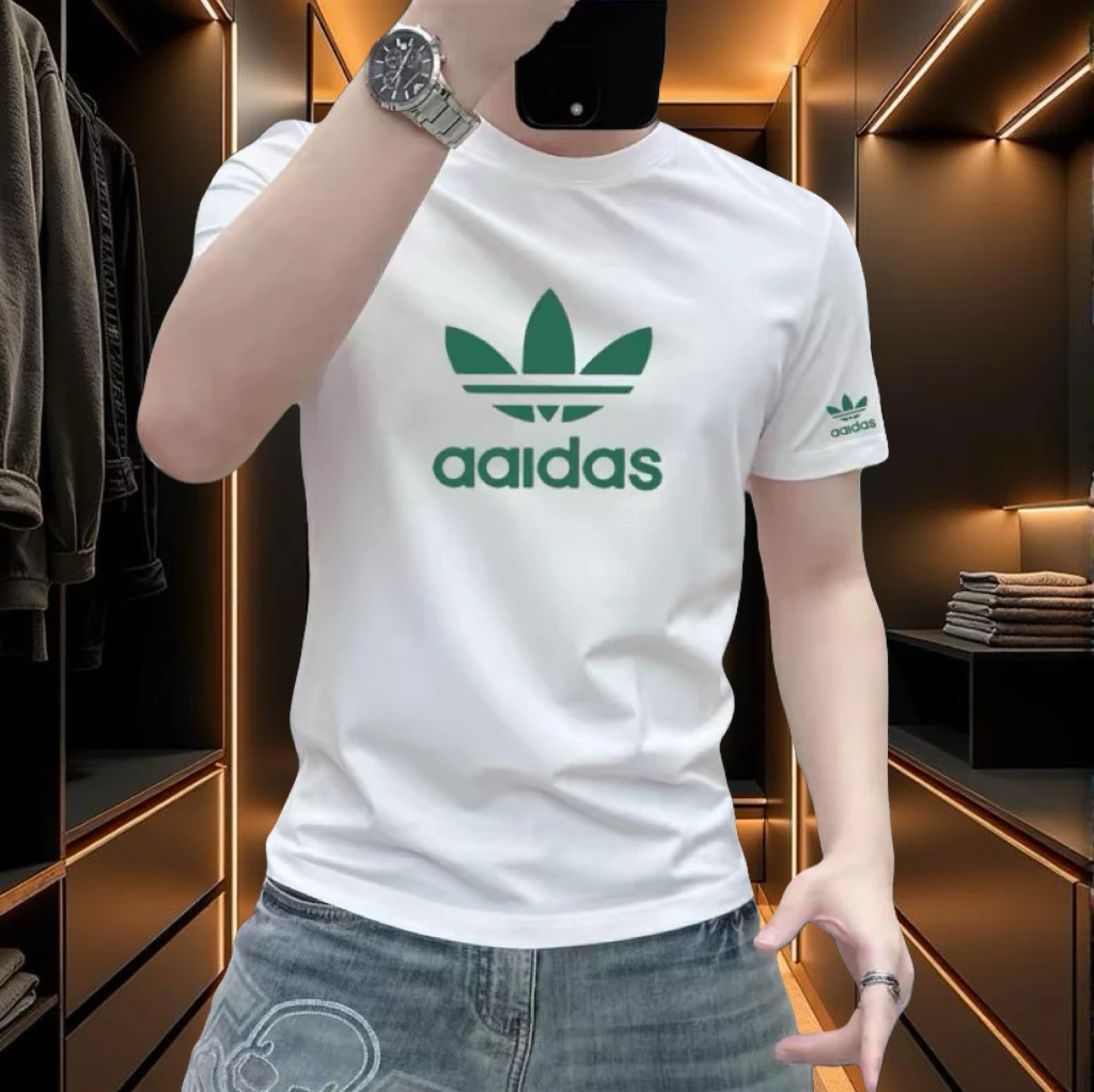 一折专区丨100%纯棉丨2025新款丨夏季透气情侣百搭修身短袖T恤衫