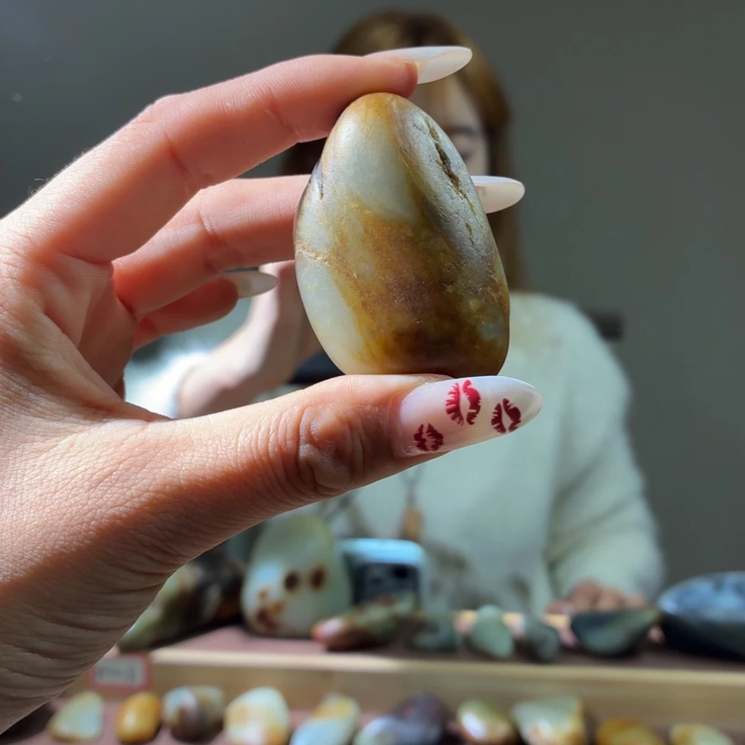 和田玉未镶嵌挂件82.1