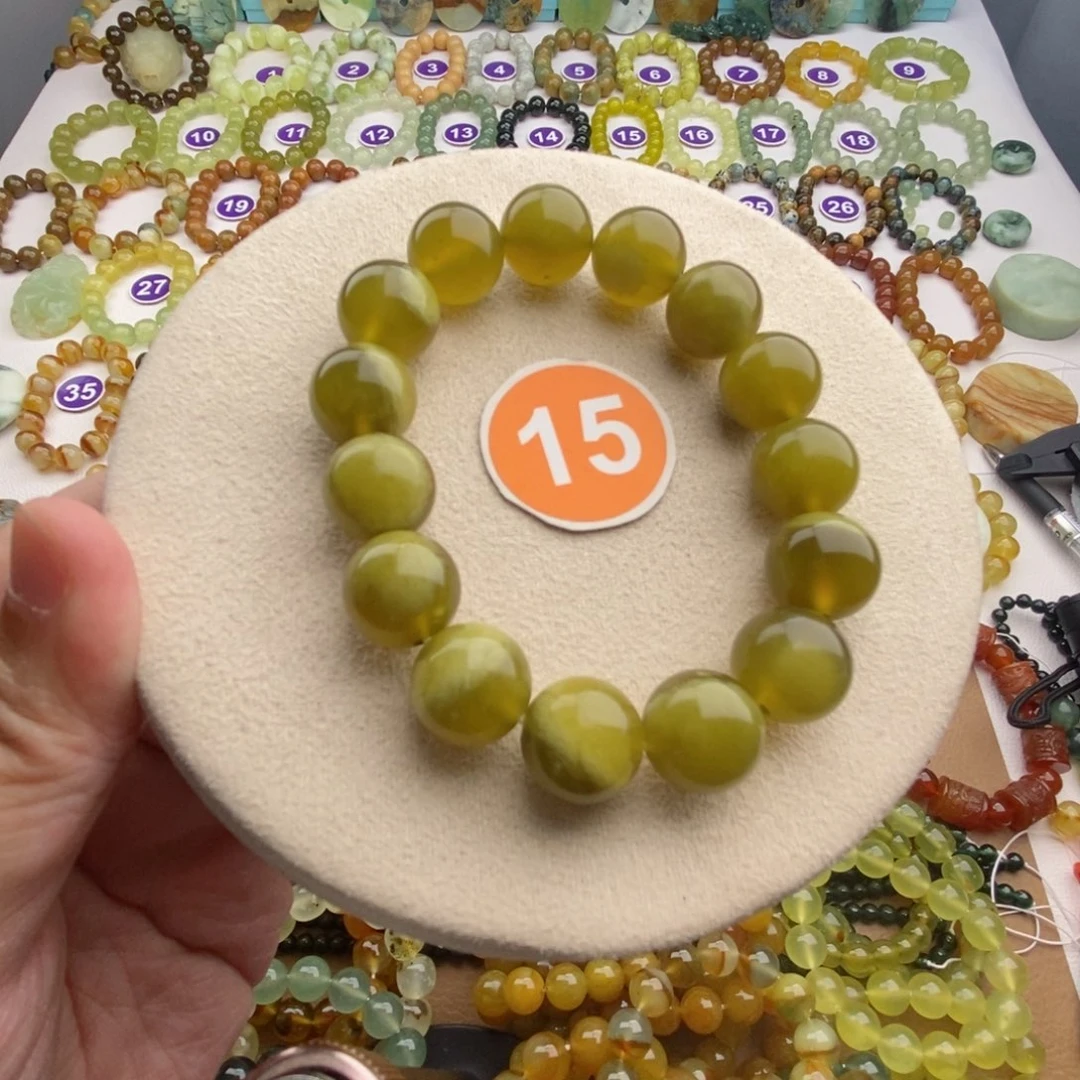 蛇纹石玉未镶嵌手串