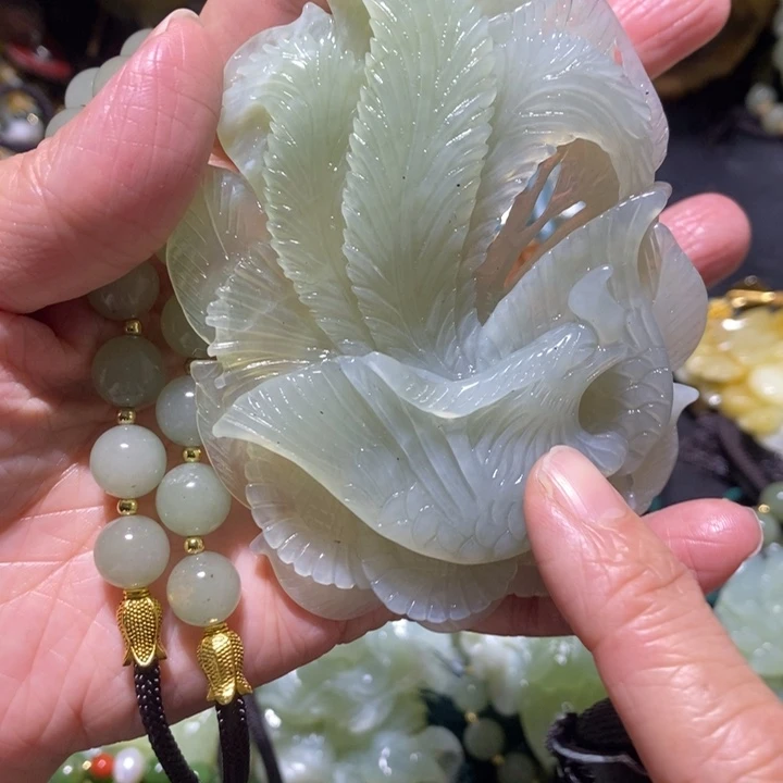 岫玉岫玉吊坠未镶嵌