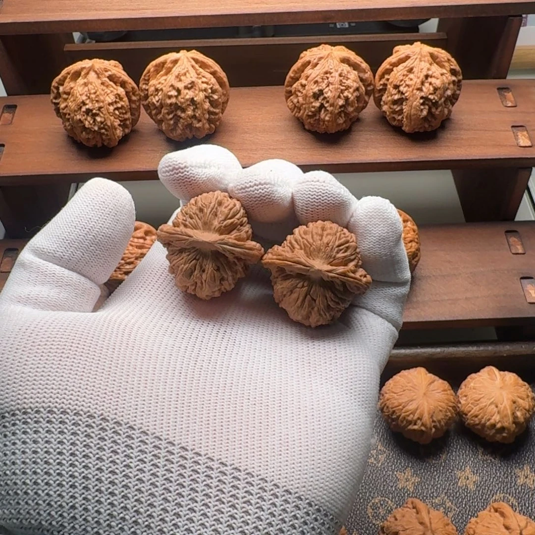 文玩核桃把件文玩核桃四座楼37全品