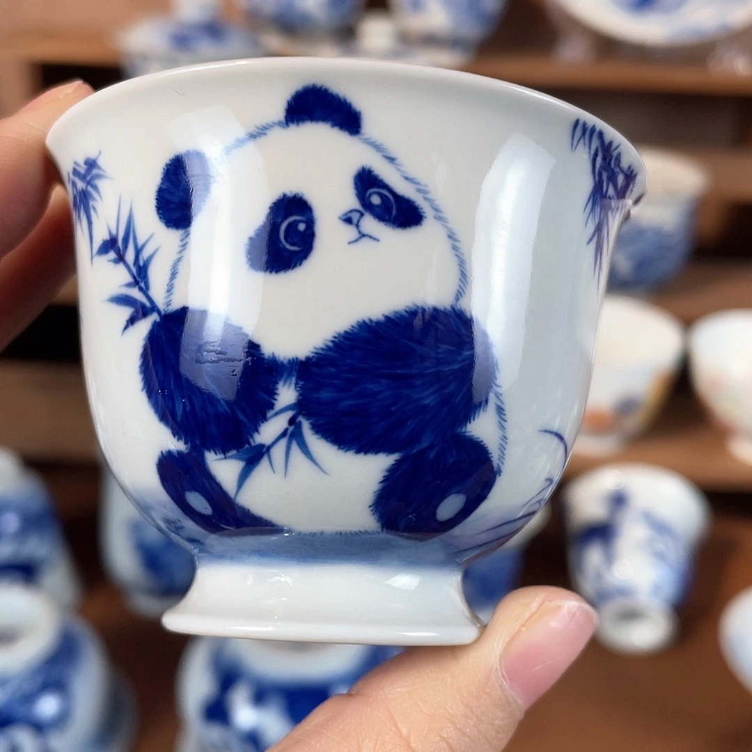薯*泥藝瓷梦熊猫幼崽杯