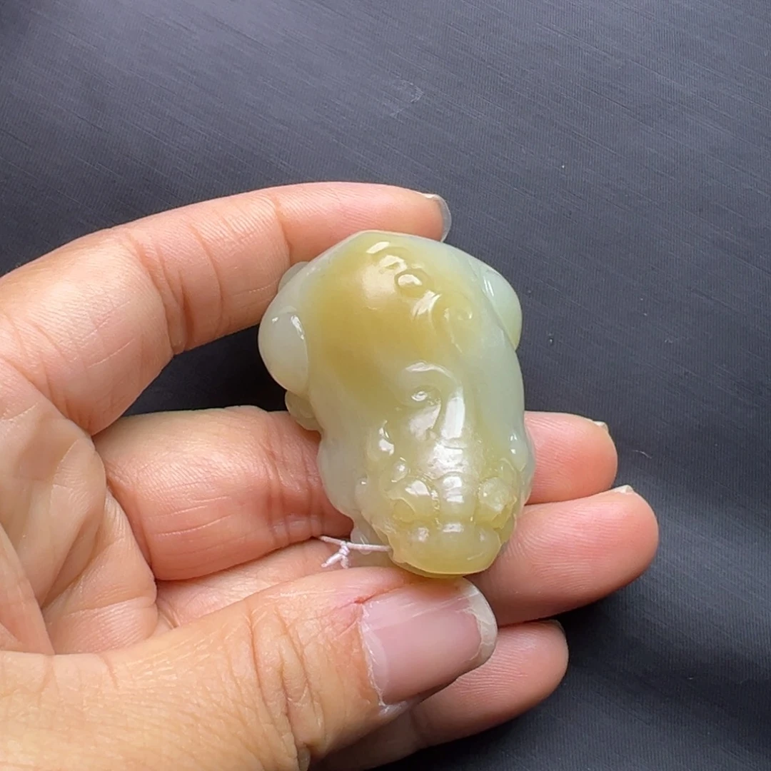 金***郎和田玉未镶嵌挂件