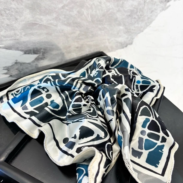 地球丝巾发圈FQ348