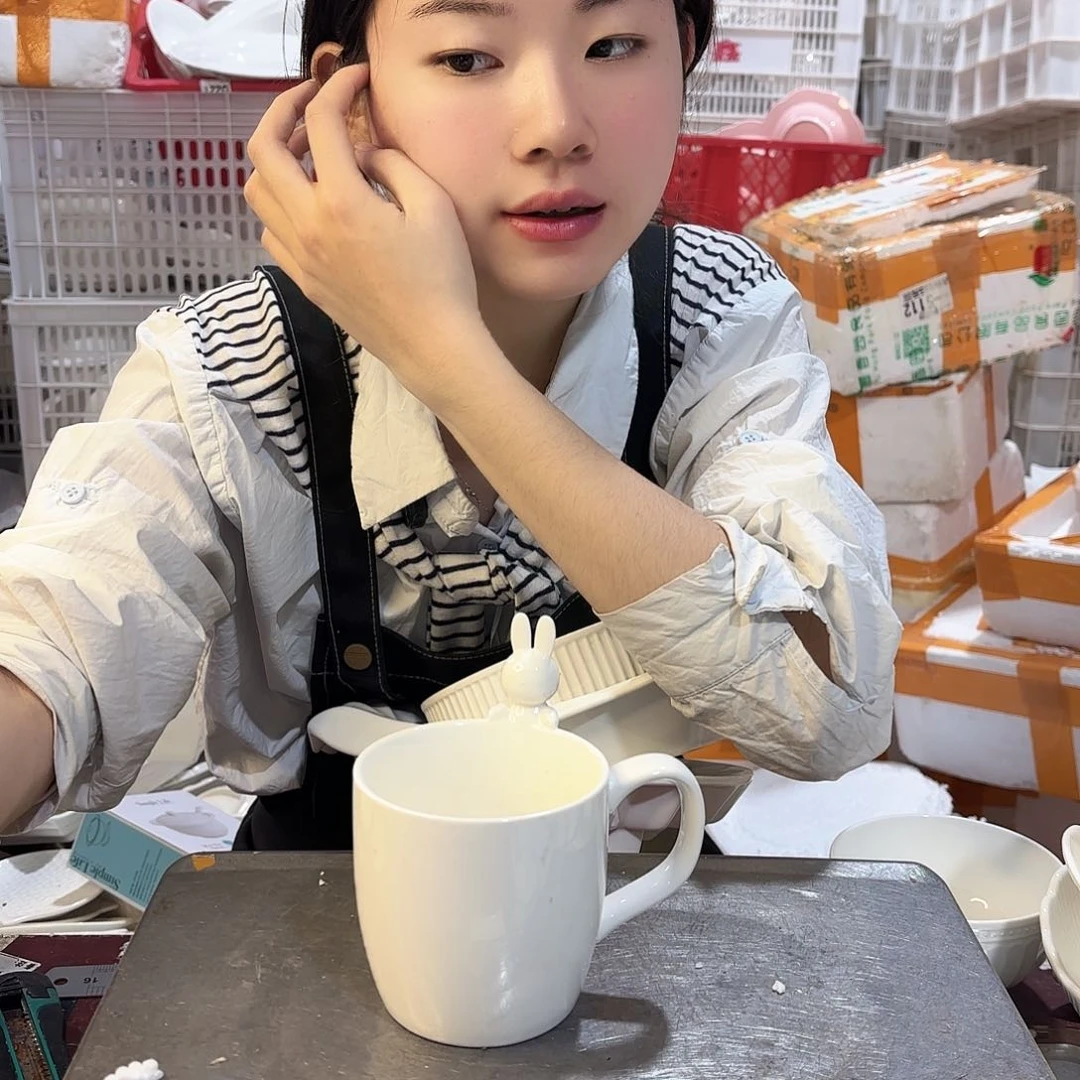 盘微瑕产品……兔子杯两个