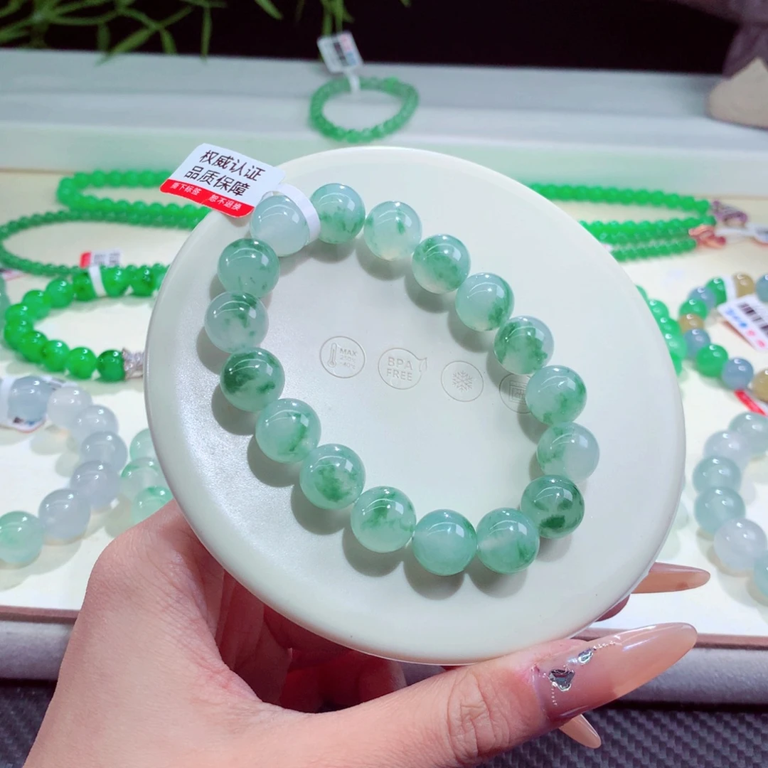 翡翠未镶嵌手链卡12