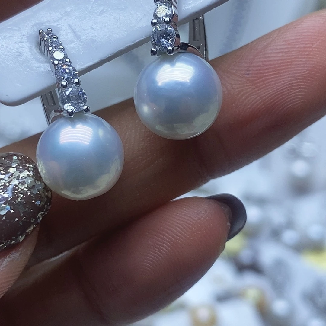 未镶嵌耳钉淡水珍珠