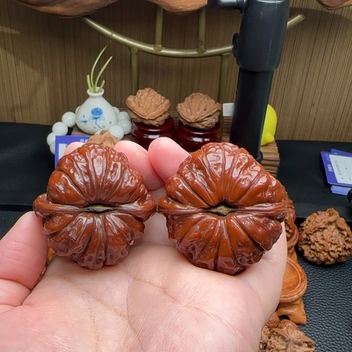 文玩核桃把件南瓜墩全品