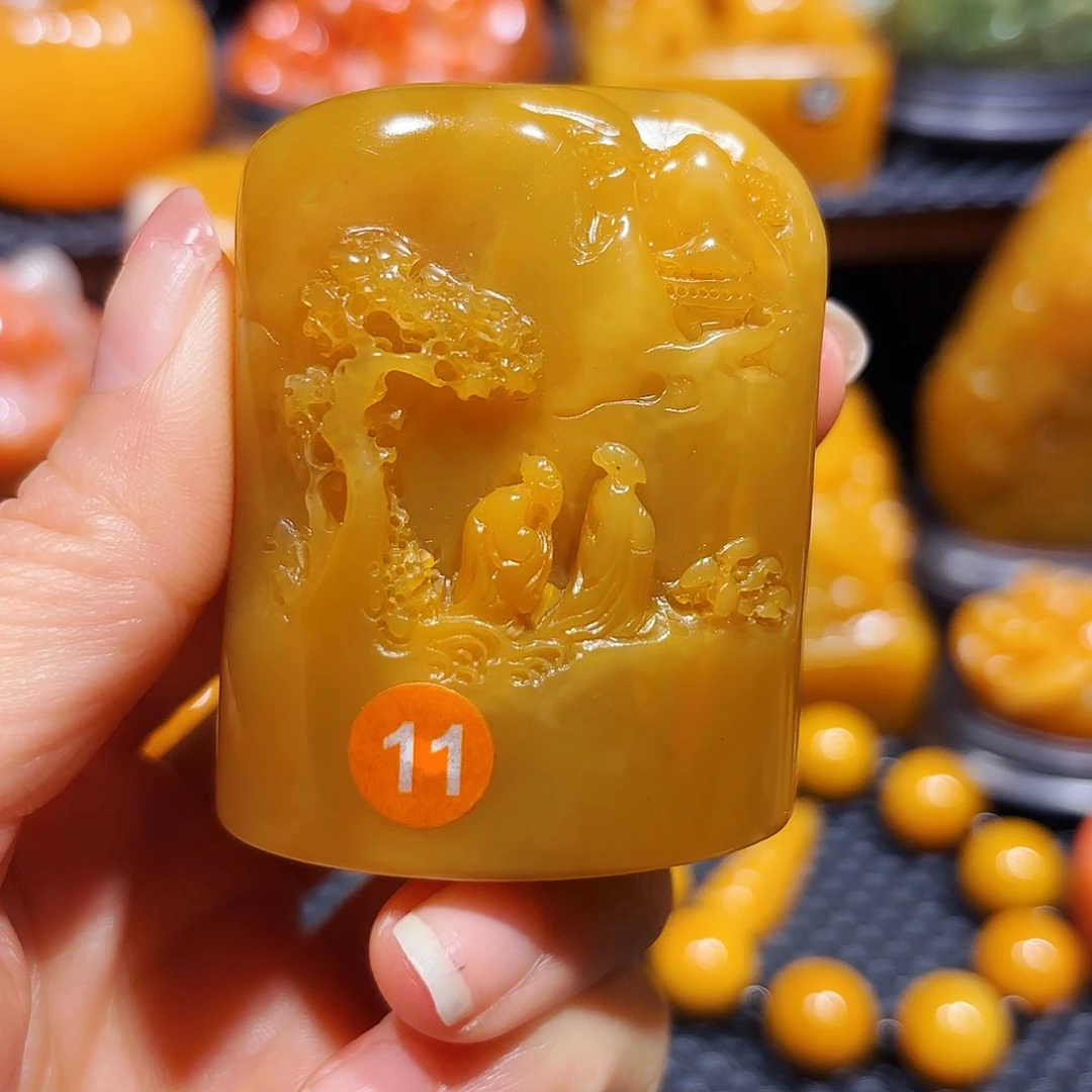 田黄石今**昔石雕石雕石雕