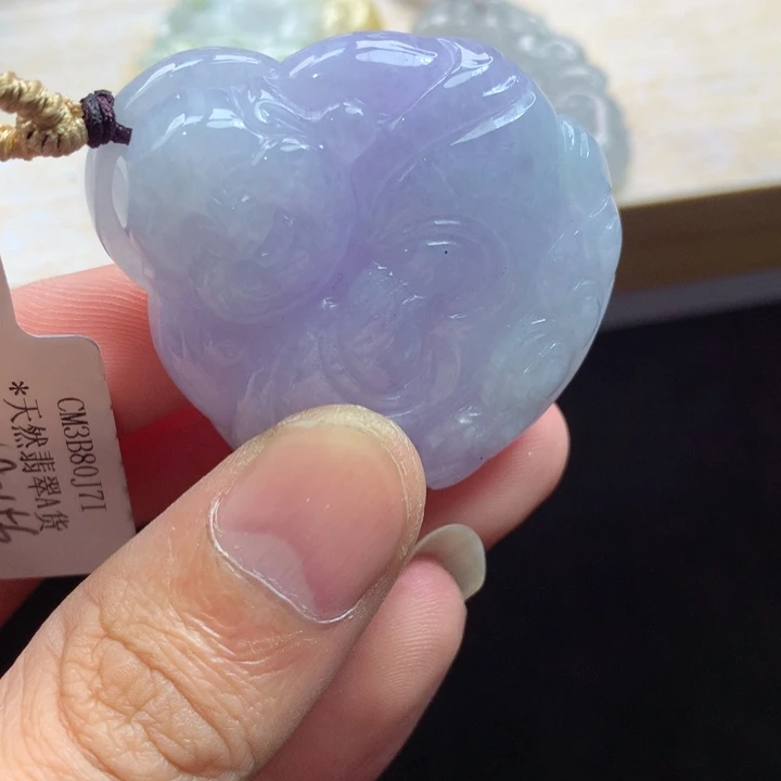 翡翠未镶嵌颈饰吊坠