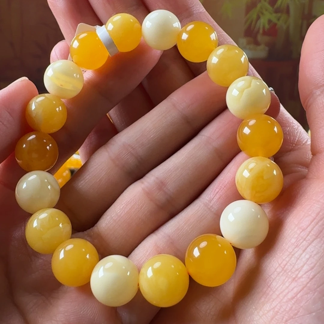 蜜蜡未镶嵌毛衣链