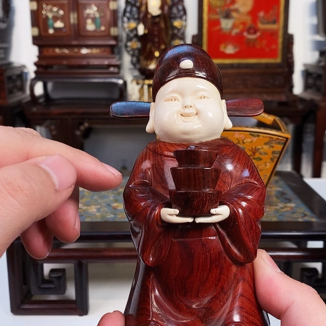 紫檀木类成套家具用****9小叶紫檀佛