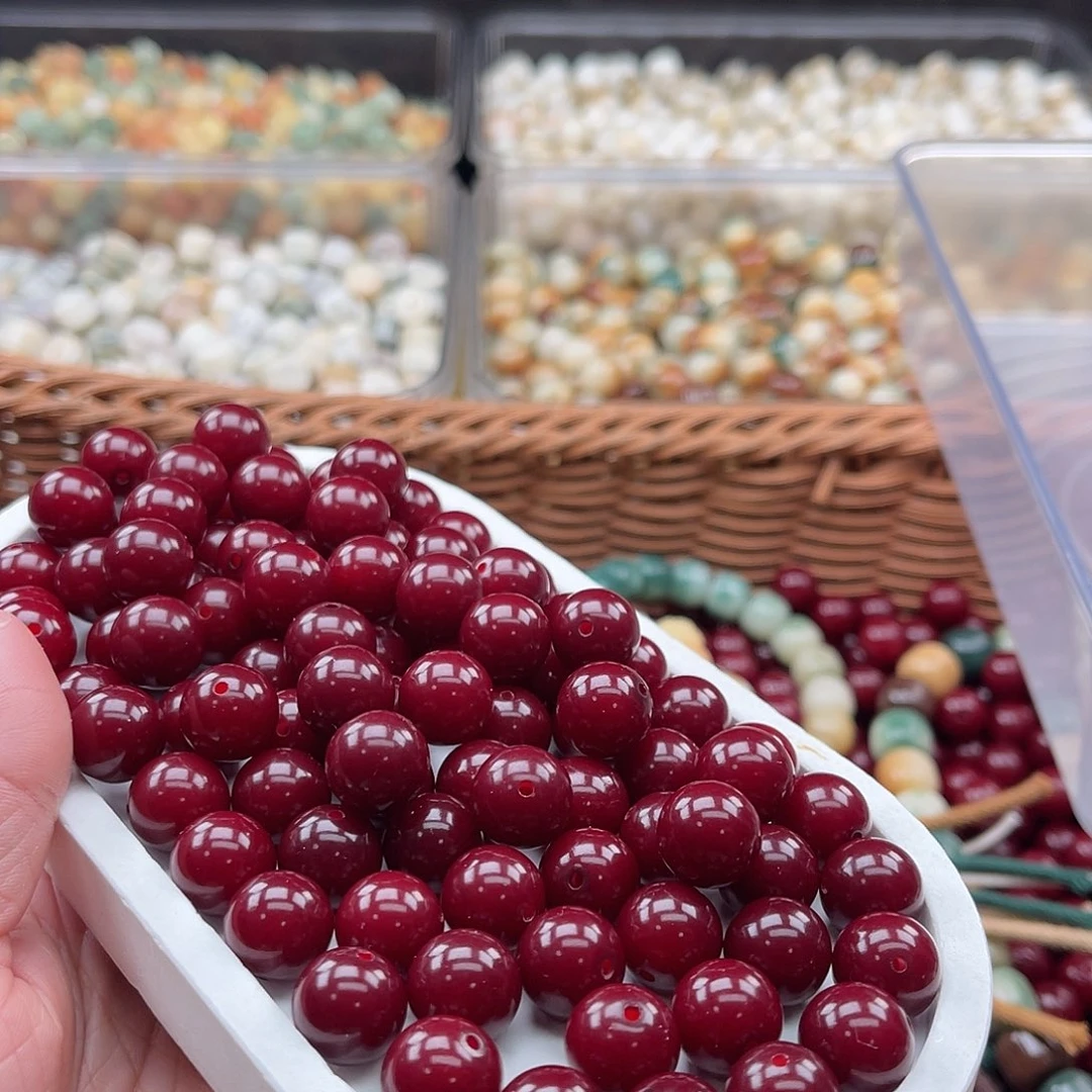 白玉菩提吊坠Q/13mm/50+50颗