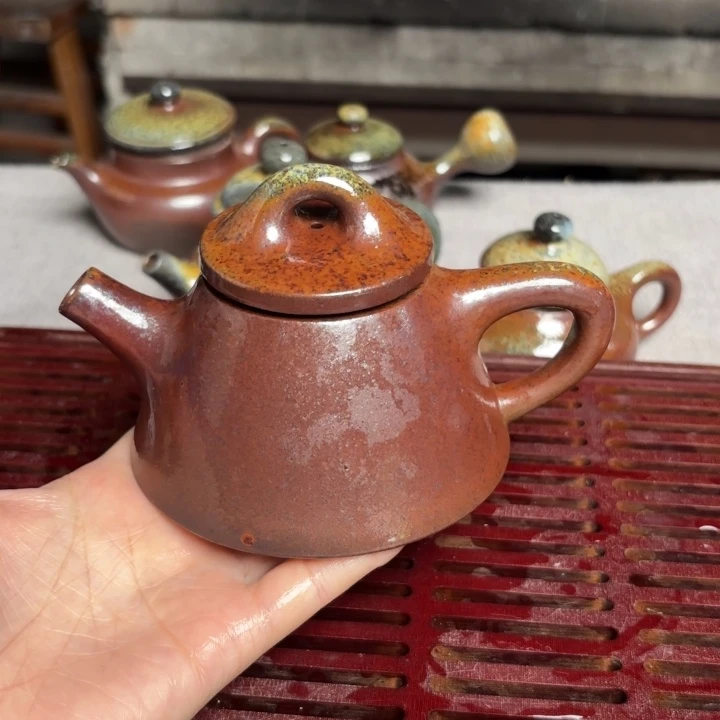茶壶紫砂火红石瓢230 C