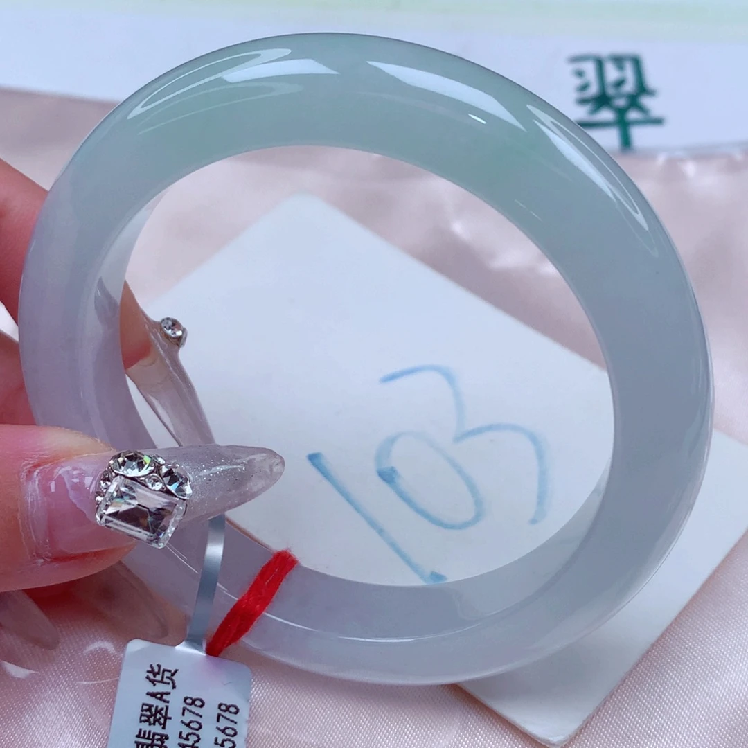 翡翠手镯未镶嵌天然缅甸翡翠A货手镯