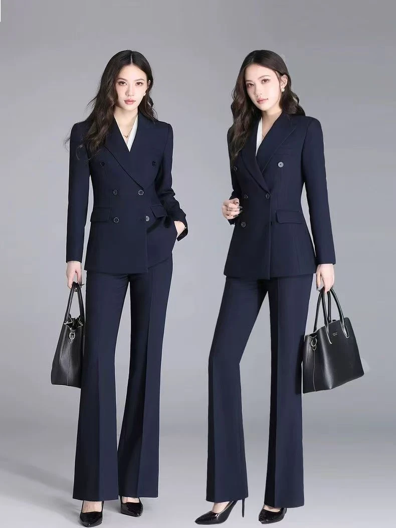 西装套装女春秋工装西服外套气质干练时尚高级感商务通勤职业正装