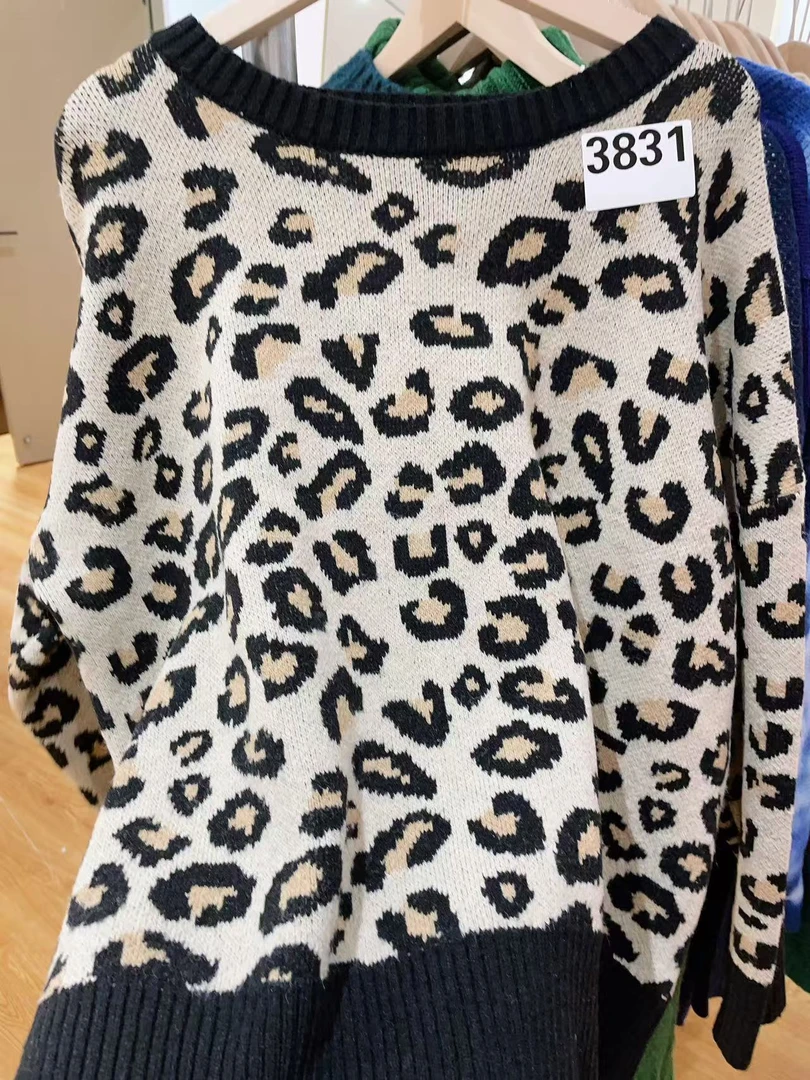 董姐女装毛衣样板毛衣春秋款提花百搭针织打底衫（下单备注编码）