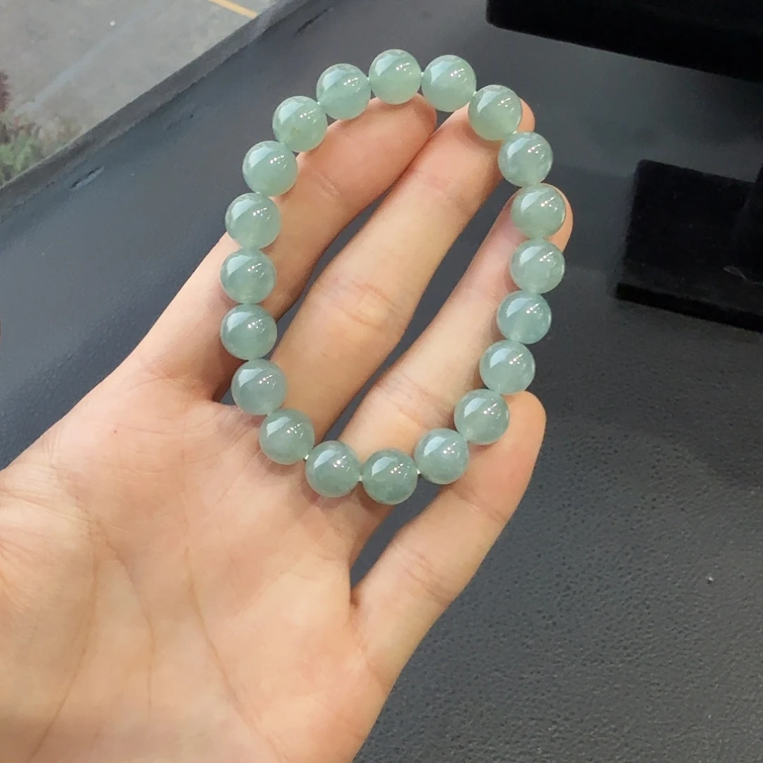 若***离翡翠未镶嵌手链手串
