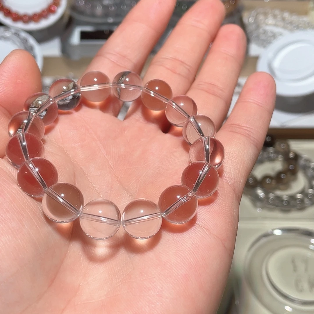 猪***胖水晶未镶嵌手链天然水晶