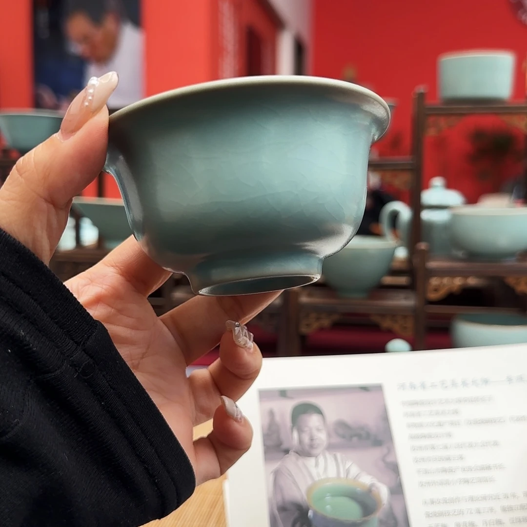 仿古釉压手李照卫大师