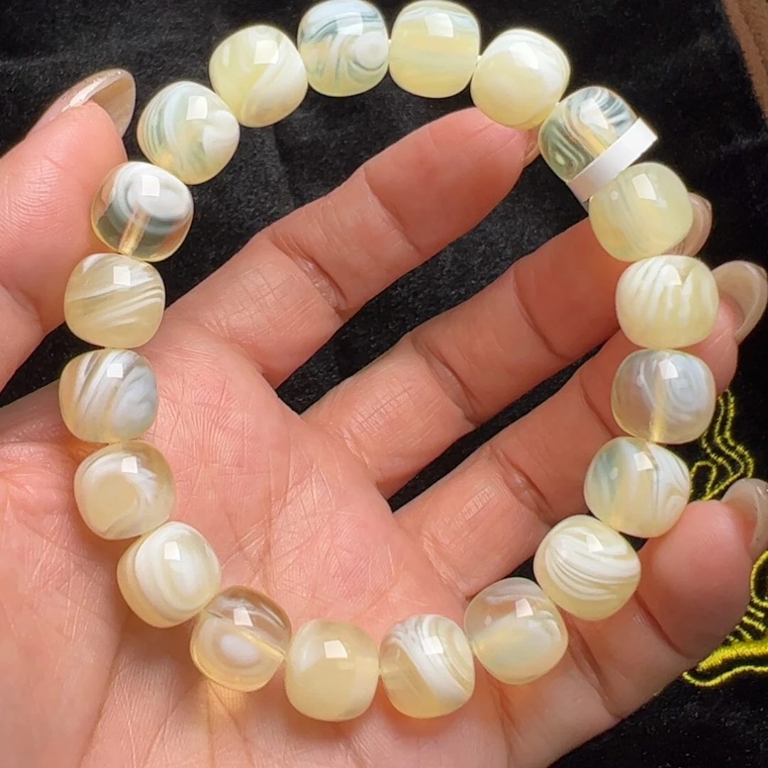 蜜蜡未镶嵌手链无烤色无优化无补胶无煮蜜无覆膜无辐照同料