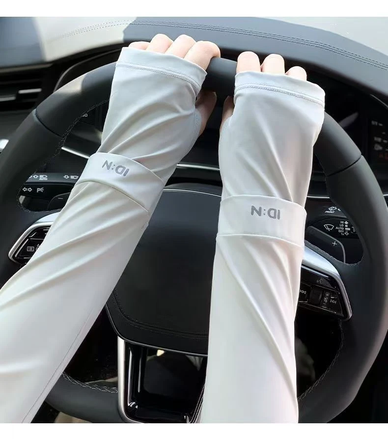 袖套高颜值冰丝男女套袖骑行户外防晒手袖套冰爽防紫外线冰袖春夏