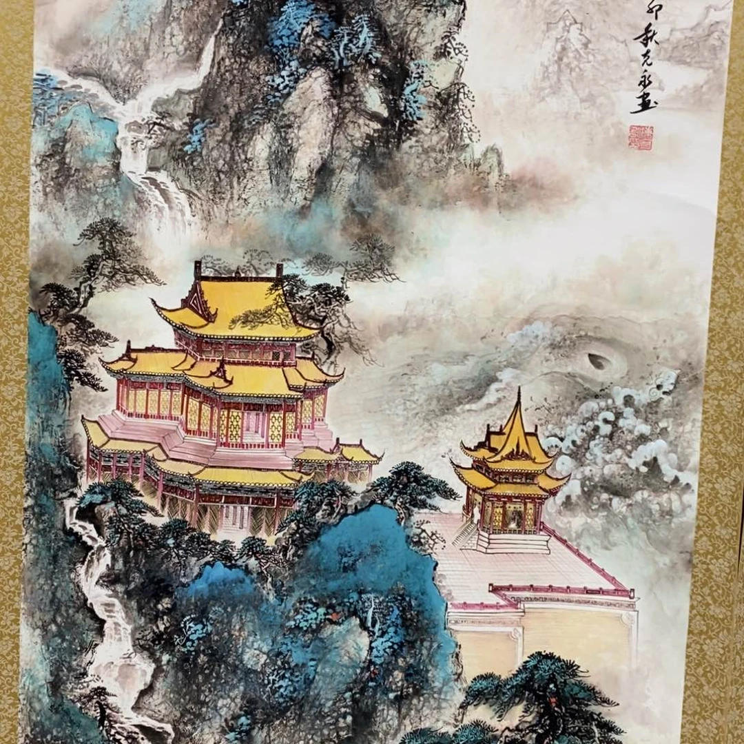 国画老师手笔手绘作品w