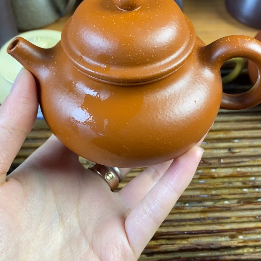 紫砂茶壶11111容天朱泥