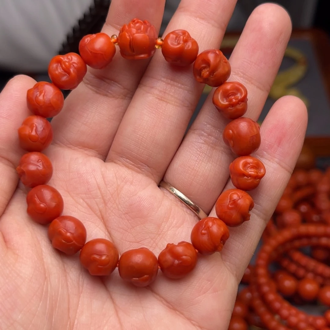 南红玛瑙配饰卡10尺寸未镶嵌