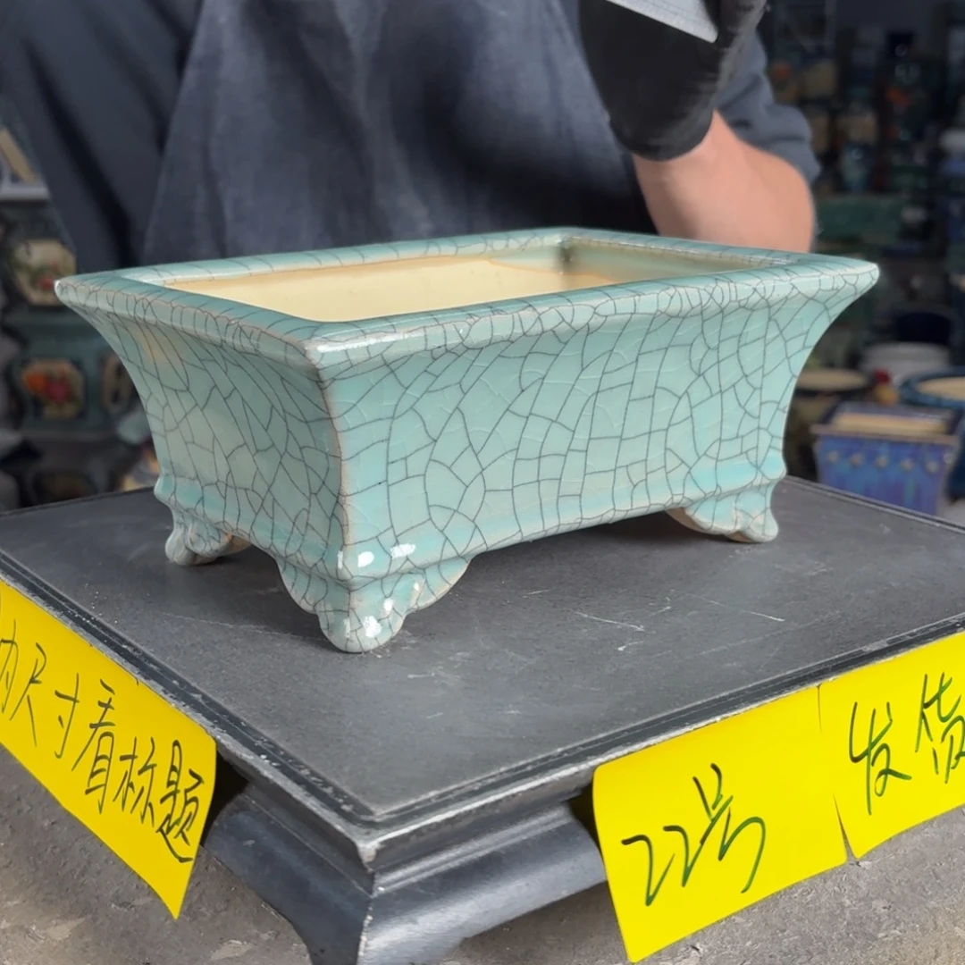一风堂石湾花盆 内18*12*7缝隙