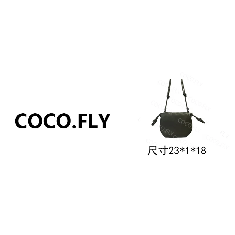 褶皱绳结纳帕羊皮单肩手提斜挎云朵包小号BK-6001-深邃绿23*1*18