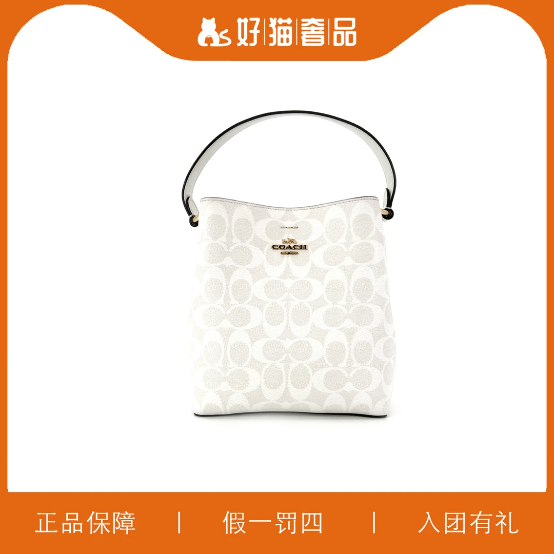 95新 COACH/蔻驰 蔻驰冰川白水桶/H5073/20X22X10